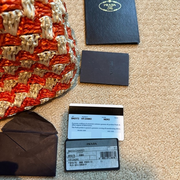 Prada raffia bag... - Picture 9 of 10